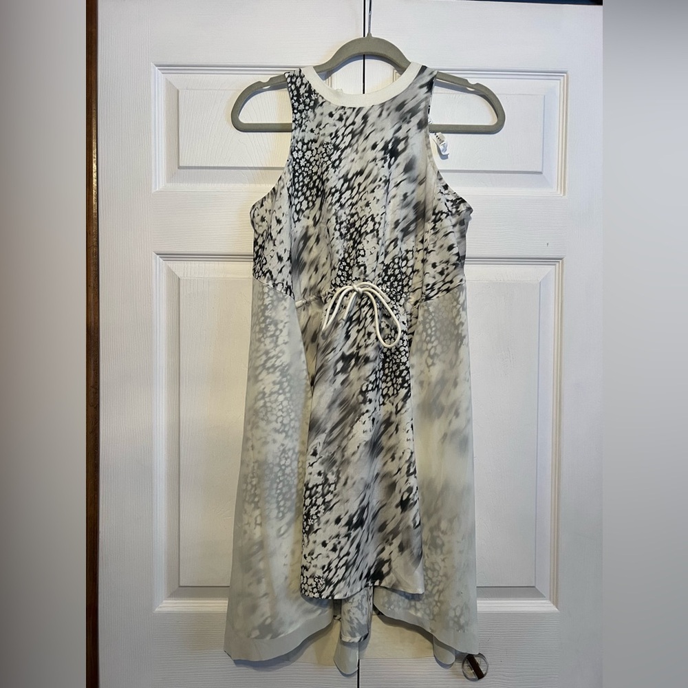 Lululemon mesh overlay high neck dress
